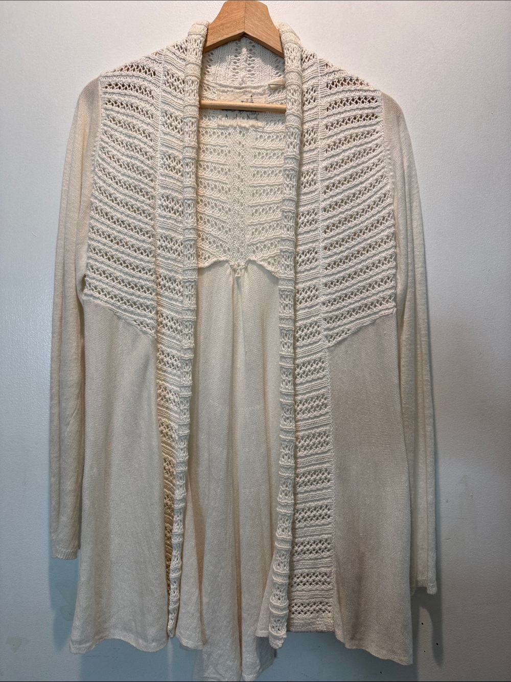 Angel of the North Open Cardigan Sweater
